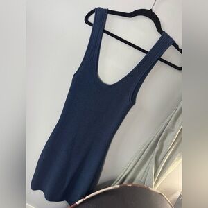 Dynamite Navy Knit Dress
